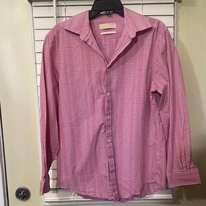 MICHAEL Michael Kors Pink Gingham Button-Down Shirt